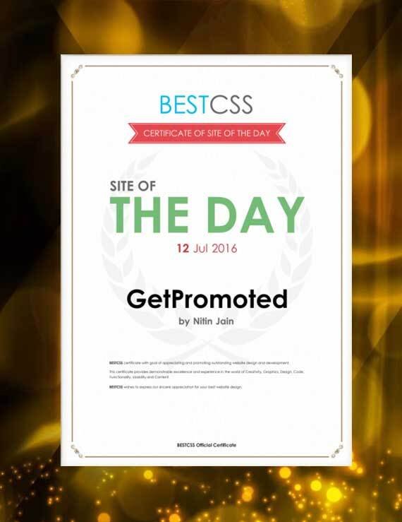 Best CSS Website Award